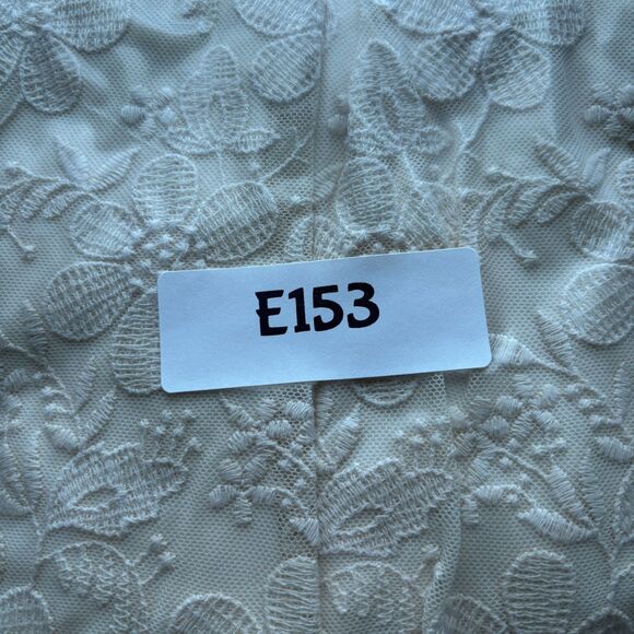 Garnet Hill Lace Tank Dress Cottagecore Fairy Romantic Wedding Ivory Sz 10 E153 - Picture 10 of 10